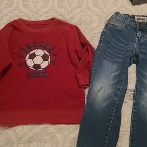 Set for boys Children's place and Buffalo. 4T